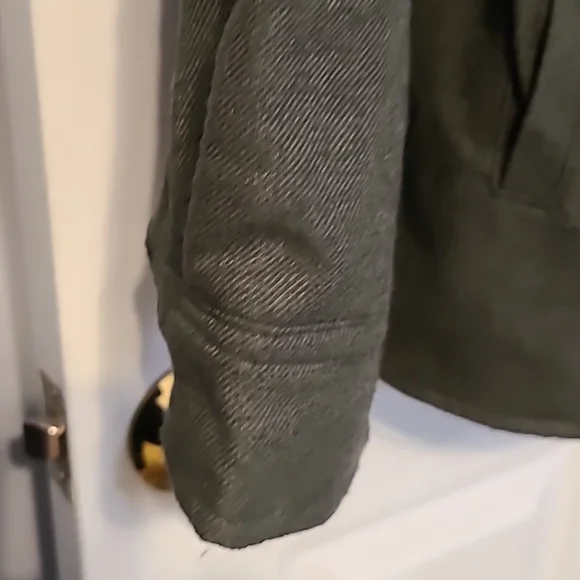 EDDIE BAUER MENS LINED SHIRT JACKET "FOREST NIGHT" GREEN SIZE XL - Picture 7 of 13